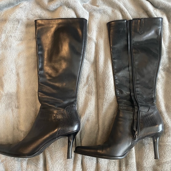 Franco Sarto Leather Heel Boot - Picture 2 of 4